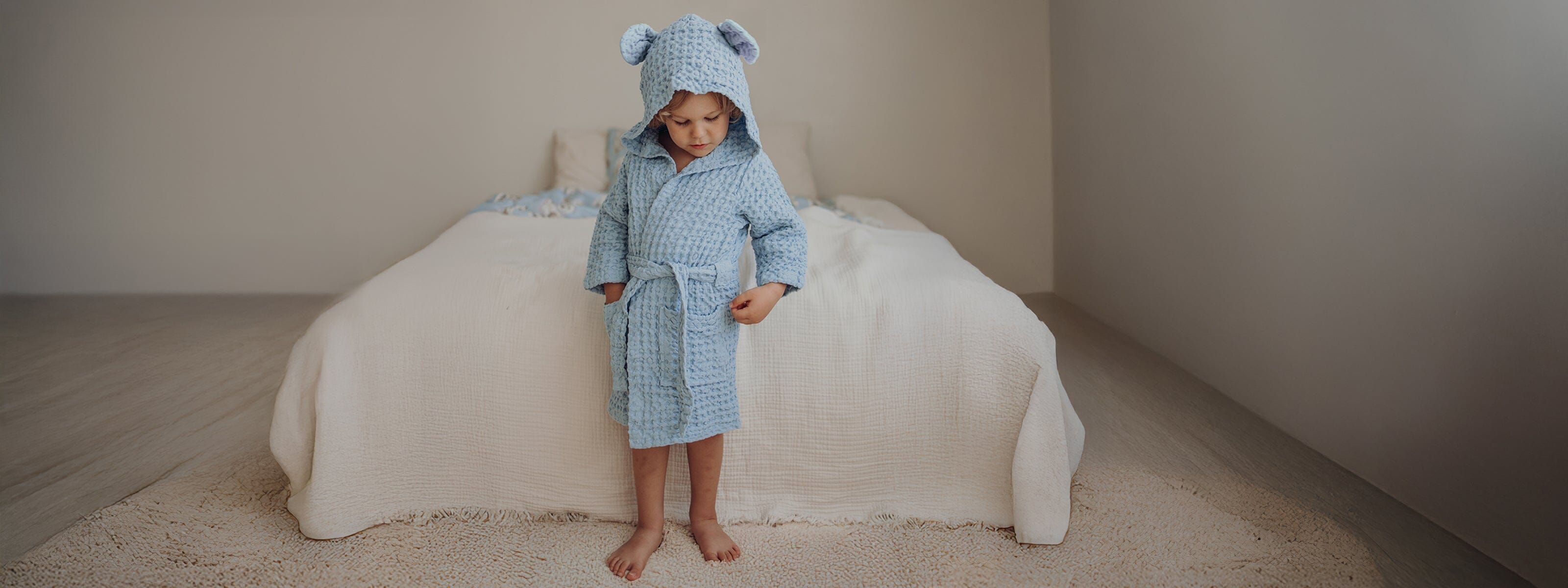 Lasten kylpytakit ja huppupyyhkeet