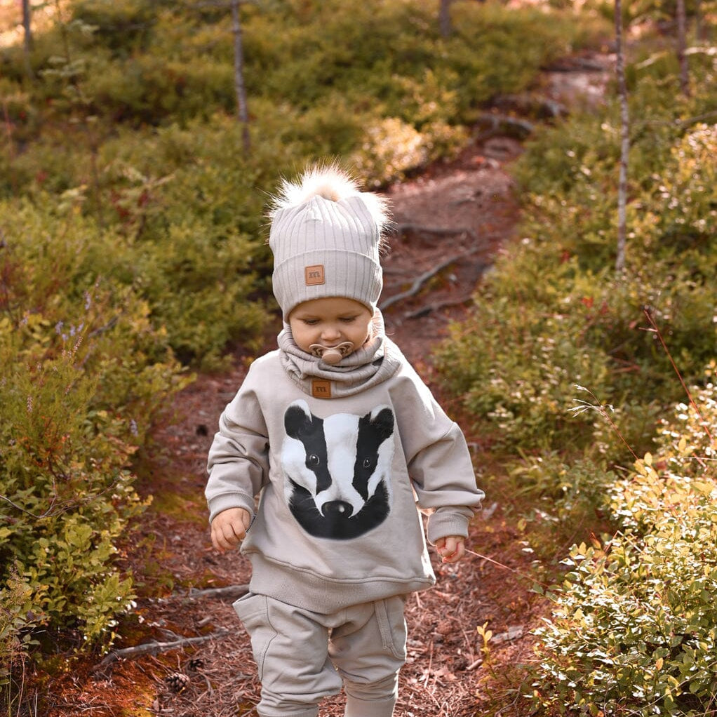 Badger Oversize Sweater -Collegepaita | Stormy Pitkähihainen paita You and Me