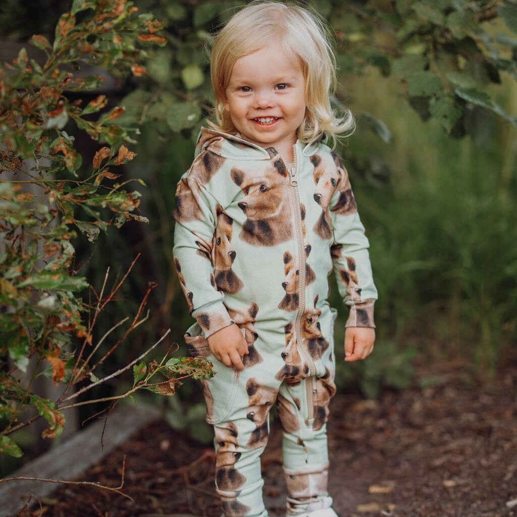 Bear Jumpsuit | Spring Green Haalari/Jumpsuit Days Like These