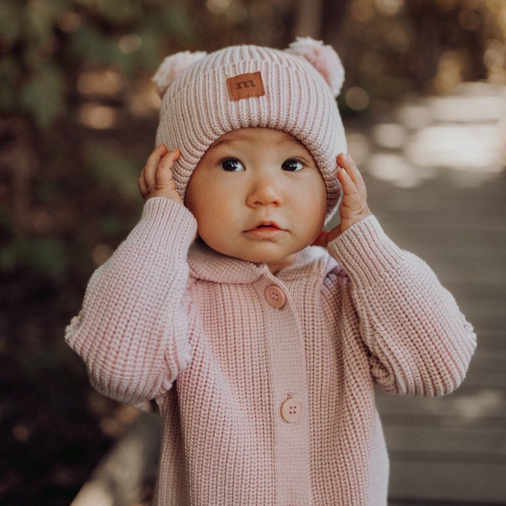 Bear Knit -Merinovillahaalari | Hearty Pink Haalari / Jumpsuit A World Full of Smiles