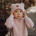 Bear Knit -Merinovillahaalari | Hearty Pink Haalari / Jumpsuit A World Full of Smiles