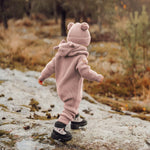 Bear Knit -Merinovillahaalari | Hearty Pink Haalari / Jumpsuit A World Full of Smiles
