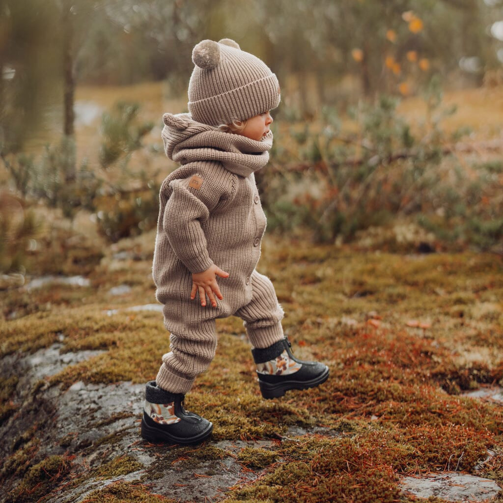 Bear Knit -Merinovillahaalari | Stormy Haalari / Jumpsuit A World Full of Smiles