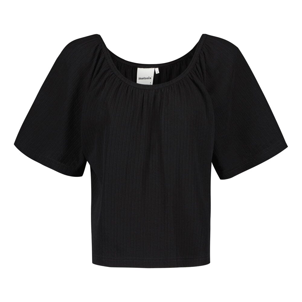 Bell Sleeve Rib Top -Paita | Licorice Aikuisten paita C'est La Vie!
