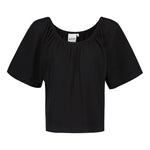 Bell Sleeve Rib Top -Paita | Licorice Aikuisten paita C'est La Vie!