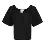 Bell Sleeve Rib Top -Paita | Licorice Aikuisten paita C'est La Vie!