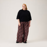 Bisous Pleated Wide Leg Pants -Housut | Licorice Aikuisten housut Oh, Oui!
