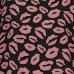 Bisous Volume Sleeve Midi Dress -Mekko | Licorice Aikuisten mekko Oh, Oui!