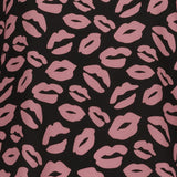 Bisous Volume Sleeve Midi Dress -Mekko | Licorice Aikuisten mekko Oh, Oui!
