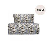 Bunny Adult Bedlinen Set | Dreamy Blue Pussilakana You Make Me Happy Home