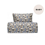 Bunny Baby Bedlinen Set | Dreamy Blue Pussilakana You Make Me Happy Home