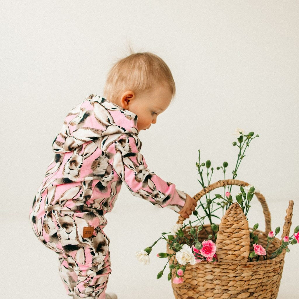 Bunny Candy -Jumpsuit Haalari/Jumpsuit Little Spring Bunnies