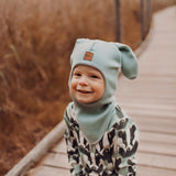 Bunny Helmet -Merinovilla Kypärämyssy | Black Pipo A World Full of Smiles