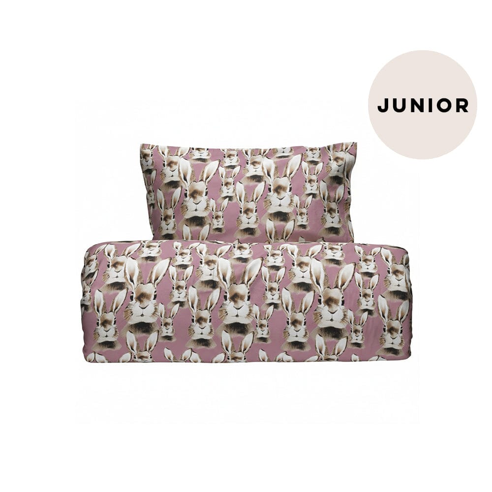 Bunny Junior Bedlinen Set | Dreamy Pink Pussilakana Metsola