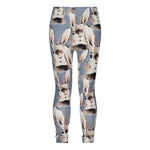 Bunny Leggings | Frosty Blue Housut Winter Wonders