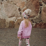 Bunny Placement Oversize Sweater | Frosty Pink Pitkähihainen paita Winter Wonders