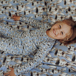 Bunny -Pussilakanasetti Baby | Dreamy Blue Pussilakana Metsola