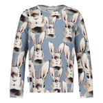 Bunny Shirt Ls | Frosty Blue Pitkähihainen paita Winter Wonders