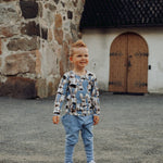 Bunny Shirt Ls | Frosty Blue Pitkähihainen paita Winter Wonders