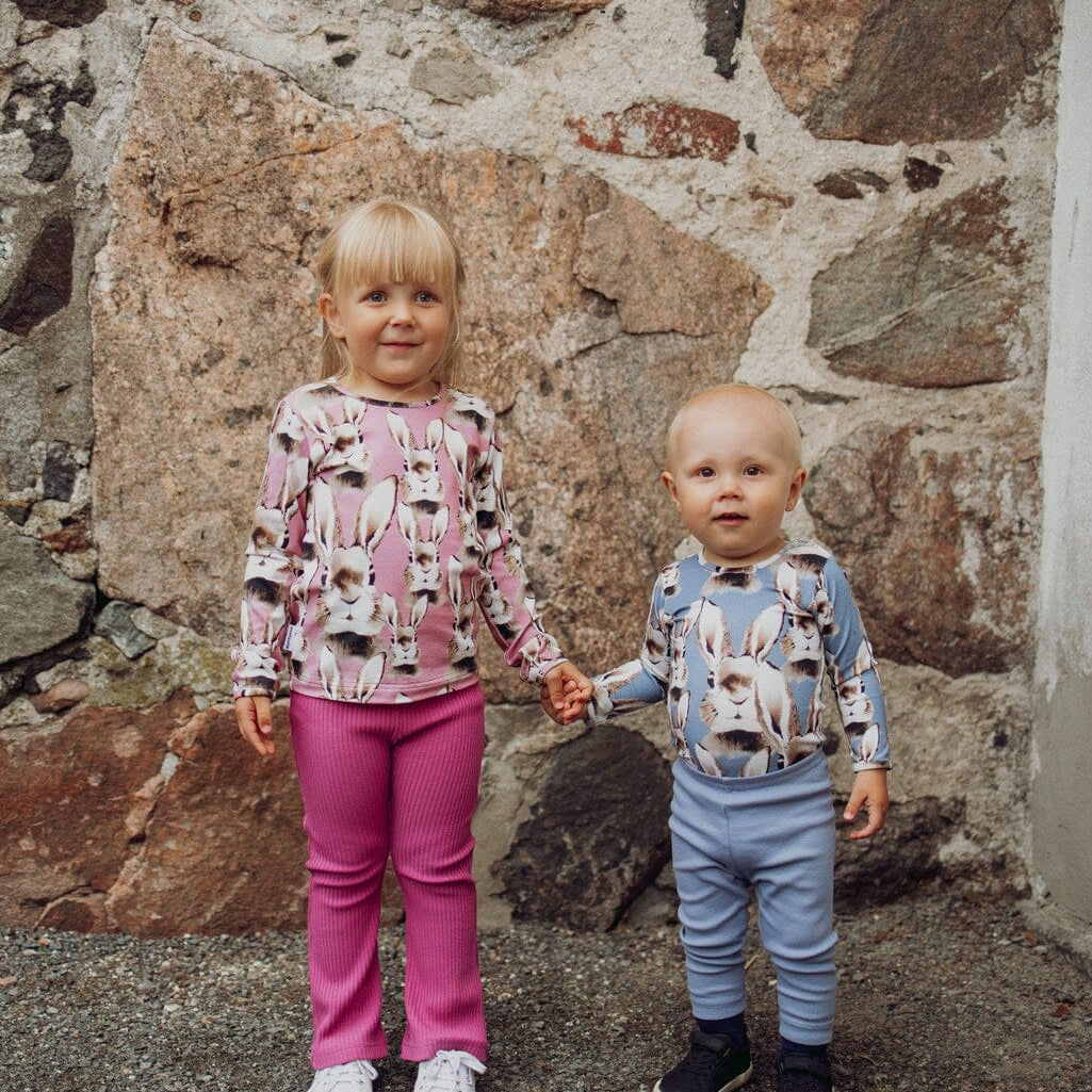 Bunny Shirt Ls | Frosty Pink Pitkähihainen paita Winter Wonders