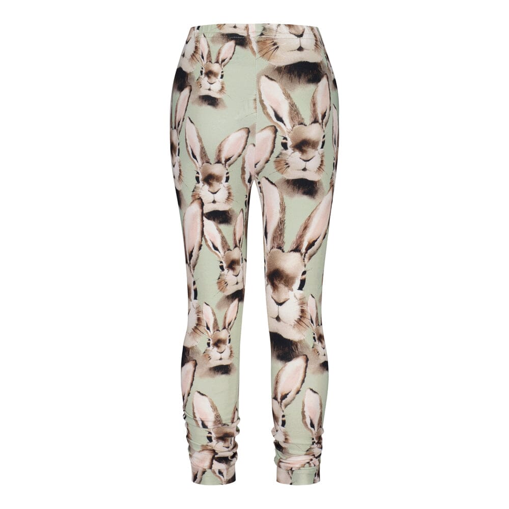 Bunny Soft Green -Leggingsit Housut Little Spring Bunnies