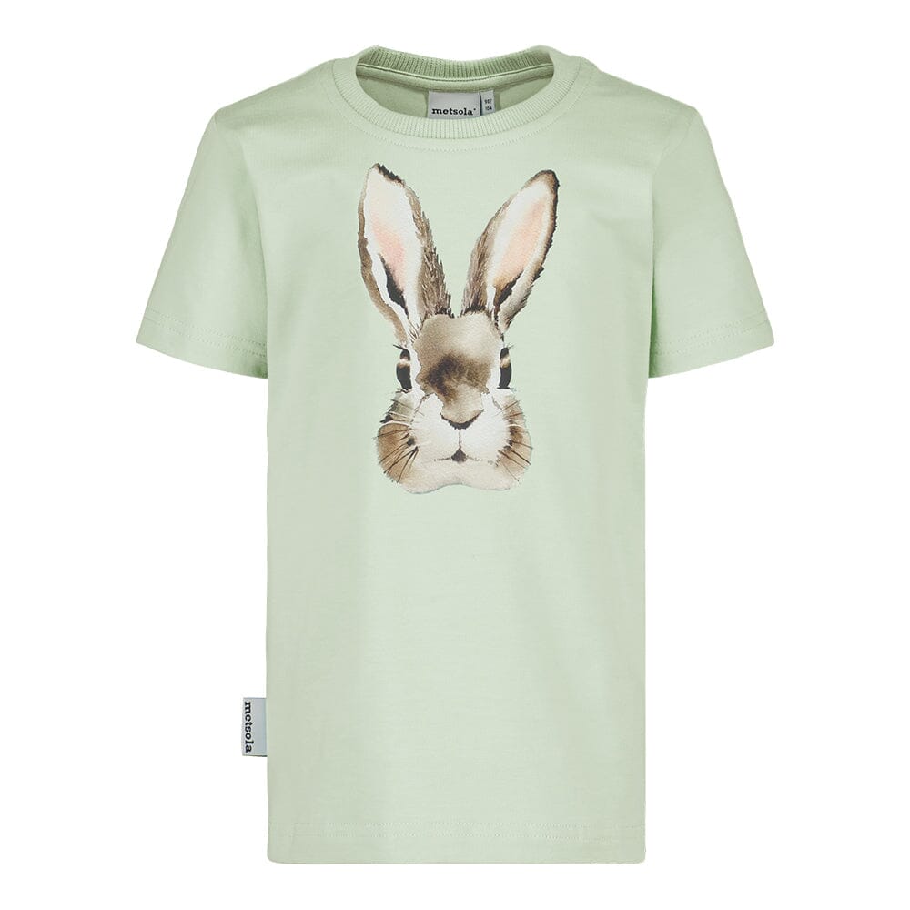 Bunny Soft Green -T-Paita Lyhythihainen paita Little Spring Bunnies