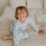 Bunny Stripes -Pyjama | Dreamy Blue Yövaate Metsola
