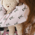 Bunny Stripes -Pyjama | Dreamy Pink Yövaate Metsola