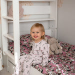 Bunny Stripes -Pyjama | Dreamy Pink Yövaate Metsola