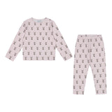 Bunny Stripes Pyjama Set | Dreamy Pink Yövaate Metsola