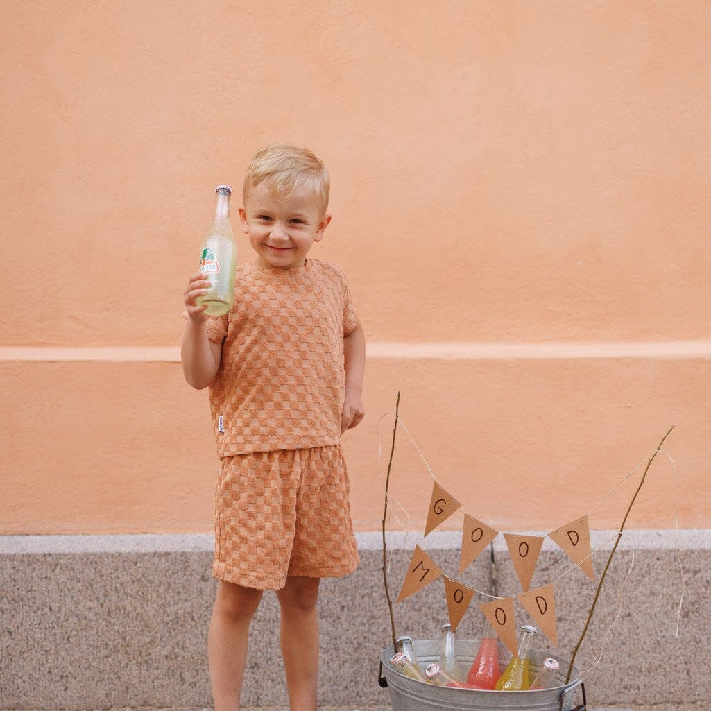 Check Terry Boxy -T-Paita | Toffee Lyhythihainen paita Weekend Vibes