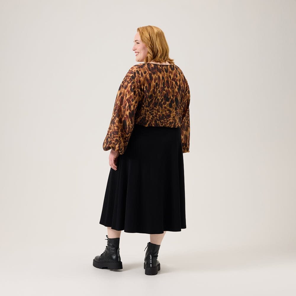 Circle Skirt -Hame | Black Aikuisten hame Oh, Oui!