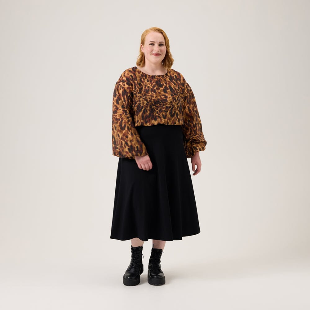 Circle Skirt -Hame | Black Aikuisten hame Oh, Oui!