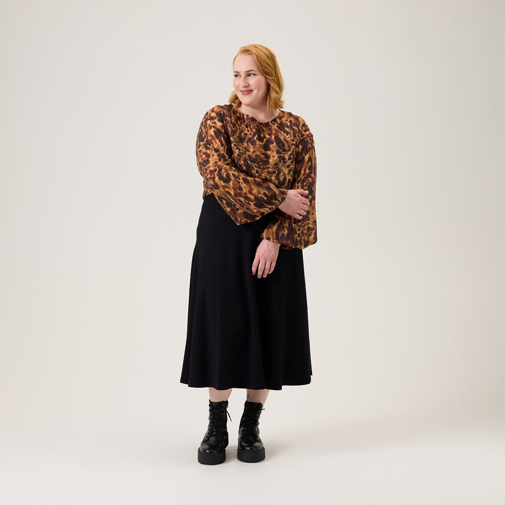 Circle Skirt -Hame | Black Aikuisten hame Oh, Oui!