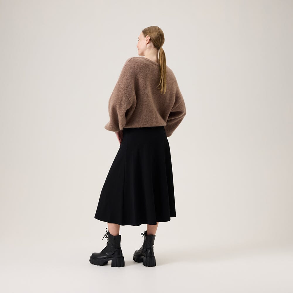 Circle Skirt -Hame | Black Aikuisten hame Oh, Oui!