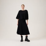 Circle Skirt -Hame | Black Aikuisten hame Oh, Oui!