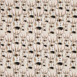 College Bunny Grey (Harjattu) 1M | Grey with Pink Ears Kangas Kangaskarkelot
