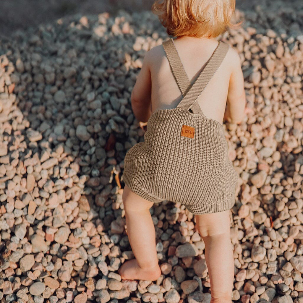 Cotton Knit Brace Shortsit | Moonlight Haalari/Jumpsuit Universum