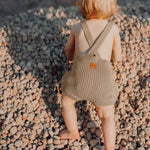 Cotton Knit Brace Shortsit | Moonlight Haalari/Jumpsuit Universum