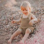 Cotton Knit Brace Shortsit | Moonlight Haalari/Jumpsuit Universum
