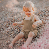Cotton Knit Brace Shortsit | Moonlight Haalari/Jumpsuit Universum
