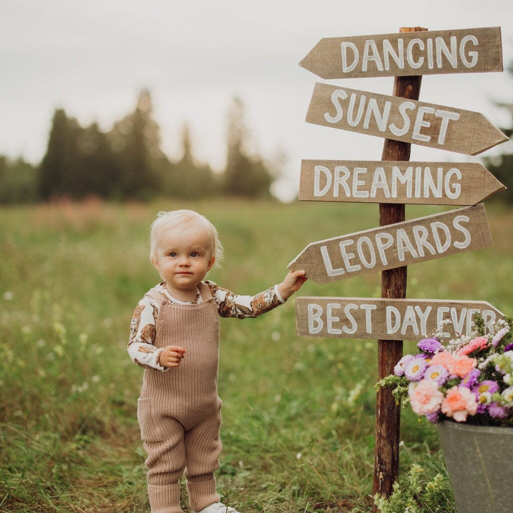 Cotton Knit Dungarees -Lappuhaalarit | Nougat Haalari/Jumpsuit Circus of My Life