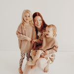 Cotton Knit Jumper -Lasten Neulepaita | Nougat Pitkähihainen paita Circus of My Life