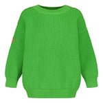 COTTON KNIT JUMPER | SPACE GREEN Paita Universum