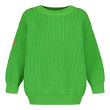 COTTON KNIT JUMPER | SPACE GREEN Paita Universum