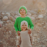 COTTON KNIT JUMPER | SPACE GREEN Paita Universum