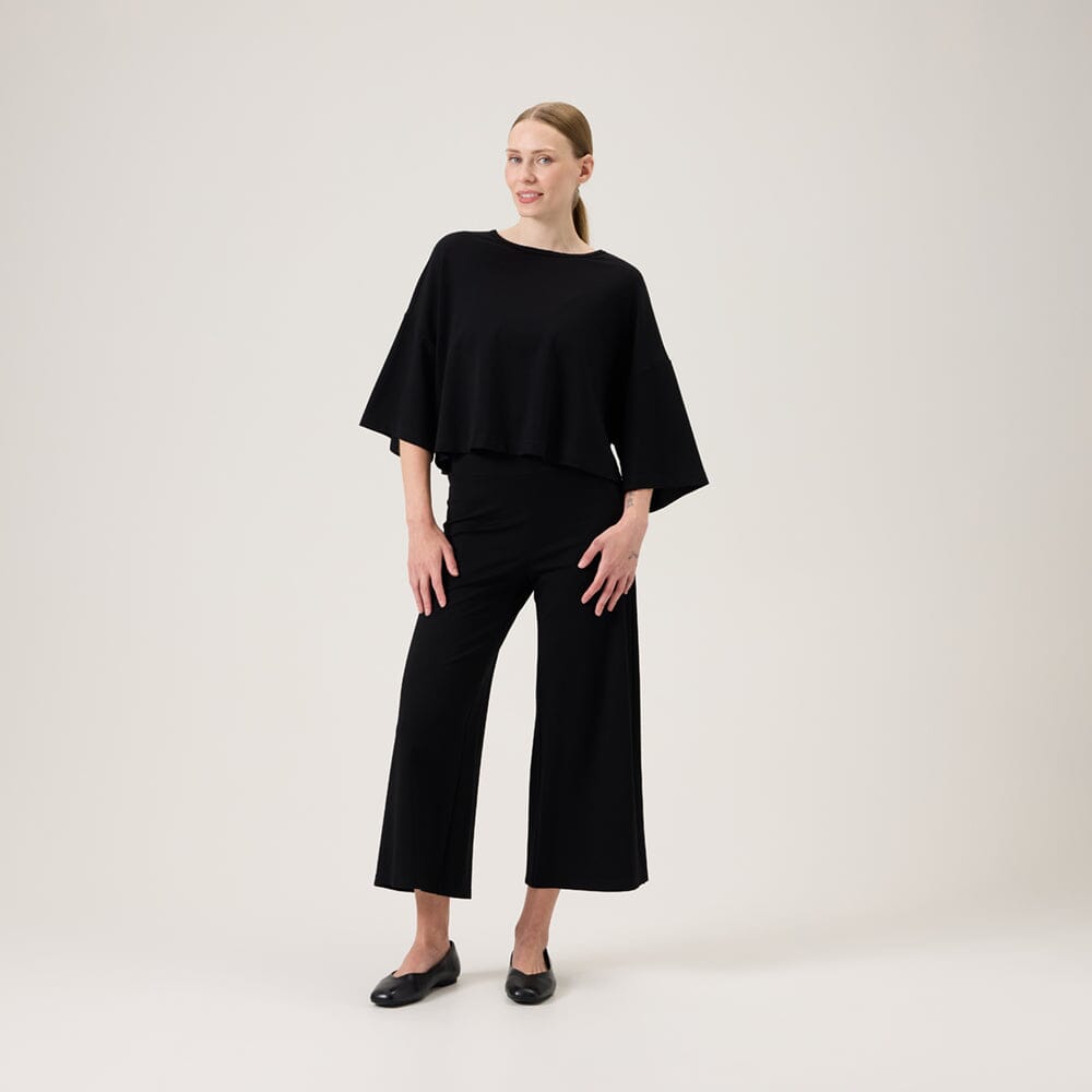 Cropped Oversize Top -Paita | Black Aikuisten paita Oh, Oui!