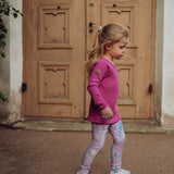 Crystal Bloom Leggings | Pink Housut Winter Wonders