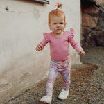 Crystal Bloom Leggings | Pink Housut Winter Wonders