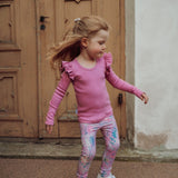 Crystal Bloom Leggings | Pink Housut Winter Wonders